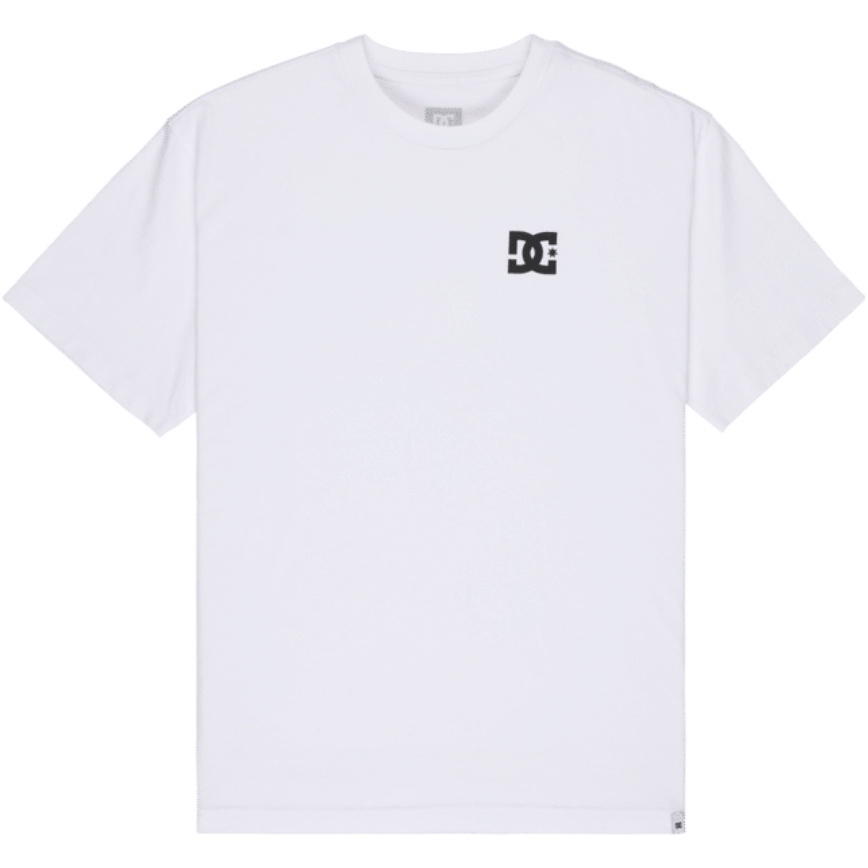 2026 DC Shoes Mens Pushing Forward T-Shirt EDYZT04500 - White